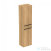 Ideal Standard I.Life A 40x30x160 cm-es 2 ajtós szekrény fogantyú nélkül,Natural oak T5260NX