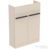Ideal Standard I.Life S 60x21 cm-es 2 ajtós álló szekrény mosdó és fogantyú nélkül,Sand beige matt T5298NF