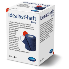  Idealast®-haft öntapadó kompressziós pólya kék (8cmx4m; 1 db) gyógyászati segédeszköz