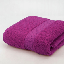 idealisotthon Frottír törölköző bordűrrel, lila, 70x140 cm lakástextília