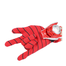 IdeallStore Iron Spiderman IdeallStore® készlet, New Era, piros, 7-9 év, két kesztyű tapadókorongokkal és kor... jelmez