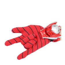 IdeallStore Pókember jelmez készlet, L-es méret, 7-9 év, maszk és kesztyű indítóval, piros jelmez