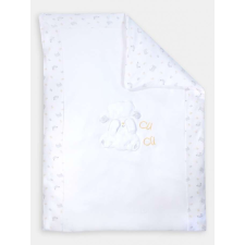 Idexe állatkamintás fehér takaró - 56 babaágynemű, babapléd