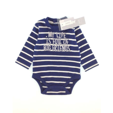  IDEXE kisfiú csíkos sötétkék hosszú ujjú body kombidressz, body