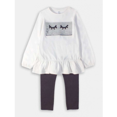  IDEXE Lányruha Szett - Flitteres Felső és Leggings