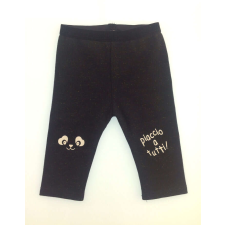 Idexe mintás csillámos fekete leggings - 68 gyerek nadrág