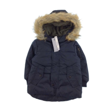 Idexe sötétkék kapucnis téli kabát - 74