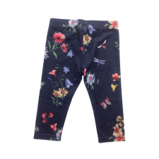 IDEXE virágmintás sötétkék leggings gyerek nadrág