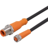ifm Electronic EVC244 Összekötő vezeték Dugó, egyenes, Alj, egyenes 5 m Pólusszám: 4, 4 1 db (EVC244)