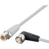 ifm Electronic EVF057 Összekötő vezeték Dugó, egyenes, Alj, hajlított 10 m Pólusszám: 4, 5 1 db (EVF057)