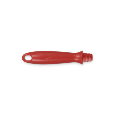 IGEAX egykezes menetes nyél, piros, 15cm, lehúzóhoz, csőkeféhez takarító és háztartási eszköz