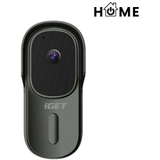 iGet HOME Doorbell DS1 Anthracite - akkumulátoros WiFi videó kaputelefon FullHD videó- és hangátvite kaputelefon