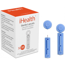 Ihealth 30G vércukorszintmérő tű 28GI (50db) vércukorszintmérő