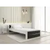  IKAROS DOUBLE ágy 90 x 200 cm, antracit/fehér Ágyrács: Ágyrács nélkül, Matrac: Deluxe 10 cm matrac