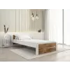  IKAROS DOUBLE ágy 90 x 200 cm, artisan tölgy/fehér Ágyrács: Ágyrács nélkül, Matrac: Coco Maxi 20 cm matrac
