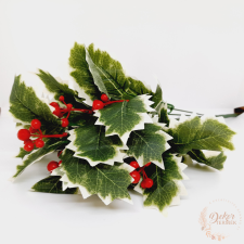  Ilex bokor - bogyós dekorációs kellék