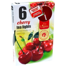  Illatos teamécses 6 db Cherry gyertya