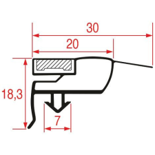 ILSA SNAP-IN TÖMÍTÉS 1500x660 mm beépíthető gépek kiegészítői