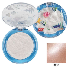 Iluminator, Kiss Beauty, The Ocean World Highlight, 01, 4 g arcpirosító, bronzosító