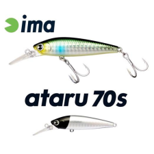  Ima Ataru 70S 70mm 11g 012 Black Head Holo wobbler csali