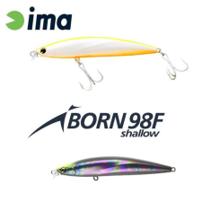  Ima Iborn 98F Shallow 98mm 13g 014 Clear Back wobbler csali
