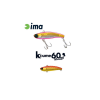 IMA KOUME VIBRATION 60 HEAVY 60mm 17gr 108 Akakin OG