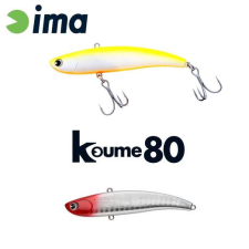  Ima Koume Vibration 80 80mm 15g 101 Red Head wobbler csali