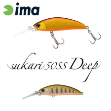  Ima Sukari 50SS Deep 50mm 5g 120 Pearl Yamame Trout wobbler csali