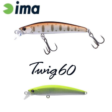  Ima Twig 60S 60mm 6.5g 010 Smoke Pearl Chart wobbler csali