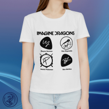 Imagine Dragons - Autogram női póló ajándéktárgy