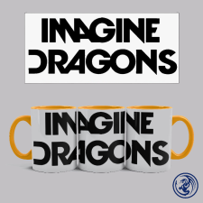 Imagine Dragons logó bögre (Narancssárga) ajándéktárgy