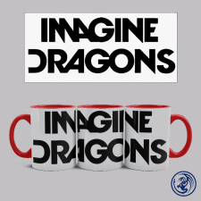 Imagine Dragons logó bögre (Piros) ajándéktárgy