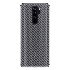 IMAK hátlapvédő fólia (karcálló, ujjlenyomat mentes, full cover, karbon minta) ÁTLÁTSZÓ Xiaomi Redmi Note 8 Pro mobiltelefon kellék