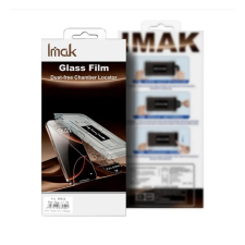 IMAK iPhone 16 IMAK H képernyővédő üveg 3D 9H + segédkeret ÁTLÁTSZÓ GP-183529 mobiltelefon kellék