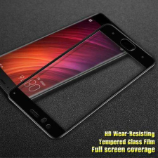 IMAK Xiaomi Mi 6, IMAK üvegfólia, 9H, Full cover, Fekete mobiltelefon kellék