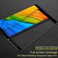 IMAK Xiaomi Redmi 5, IMAK üvegfólia, 9H, Full cover, Fekete mobiltelefon kellék