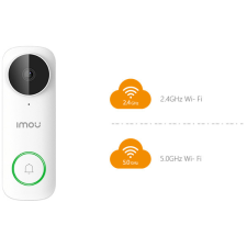 IMOU Vezeték nélküli IP video kaputelefon kültéri egység - DB61i (5MP, IP65, SD, audio; AC16~24V, DC12/24V) kaputelefon