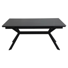  Imperia 180 Kihúzható Kerámia Étkezőasztal Matt Fekete bútor