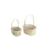 Impex FLORENTIN VESSZŐKOSÁR OVÁL FEHÉR S/2 17-2-12 25X20XH11/32CM 2DB 1CS