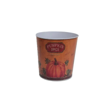 Impex KASPÓ BÁDOG PUMPKIN 140-B-517 D14X13,5HXD11CM 1DB kerti dekoráció