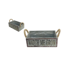 Impex KASPÓ KÖTÉLFÜLŰ WATCH ME GROW 140-W-606 26X15XH9CM 1DB kerti dekoráció
