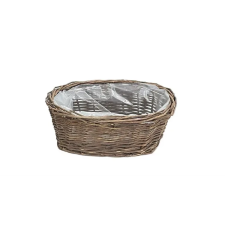 Impex KASPÓ VESSZŐ OVÁL BARNA 90-22-117/18X12X7CM 1DB kerti dekoráció