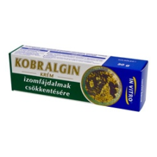 In Vitro Kobralgin krém izomfájdalmak csökkentésére gyógyhatású készítmény