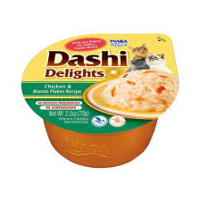 Inaba Cat Dashi Delights nedves macskaeledel - csirke & bonito pehely 70 g macskaeledel