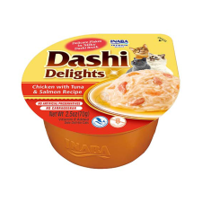 Inaba Cat Dashi Delights nedves macskaeledel - csirke, tonhal & lazac 70 g macskaeledel