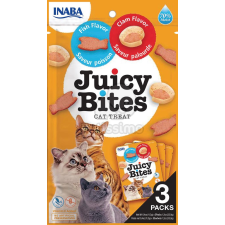  INABA Cat Juicy Bites - hal és kagyló 3 x 11,3 g jutalomfalat macskáknak