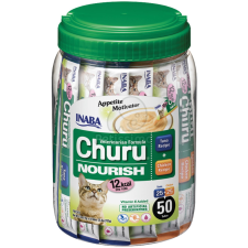 Inaba Cat Vet Churu Nourish jutalomfalatok - csirke & tonhal 50 x 14 g jutalomfalat macskáknak