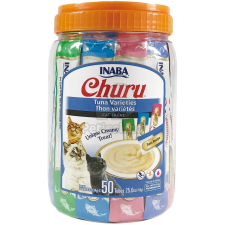  INABA Churu Püré - tonhal mix 50 db 50 x 14 g jutalomfalat macskáknak