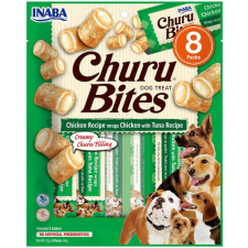  Inaba Dog Churu Bites - csirke, tonhal 8 x 12 g jutalomfalat kutyáknak
