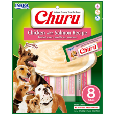 Inaba Dog Churu Püré - csirke, lazac 8 x 20 g jutalomfalat kutyáknak